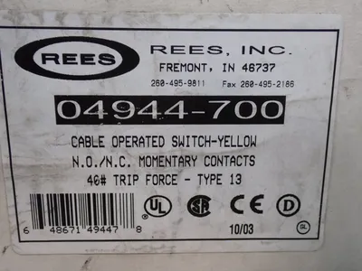 Used REES 04944700 Relays & Switches Ohio US | HGR 24 #912873