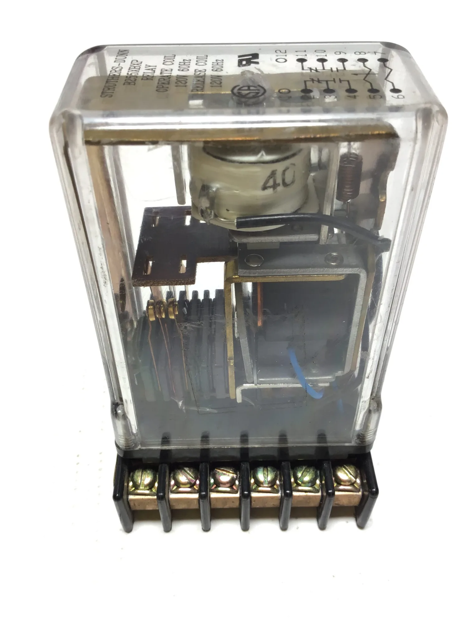 Struthers-Dunn B255XBXP Relay Operate Coil 120V 60Hz