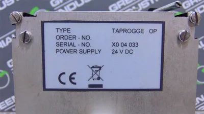 Taprogge OP Debris Filter Optimizer Module with cut cable Used