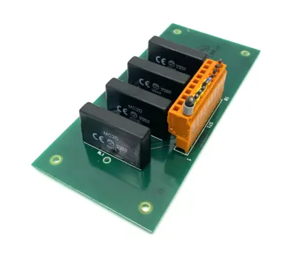 Used F&K Delvotec 1160 Power Heater Board w/ 4x Solid State Relays Printed Circuit Boards (PCB) Michigan US | Maverick Industrial Sales #1391674