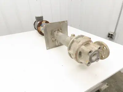 Sanwa VM-2542 Stainless Centrifugal Pump 1" Flanged 2Hp 460V 13 GPM Ext Shaft