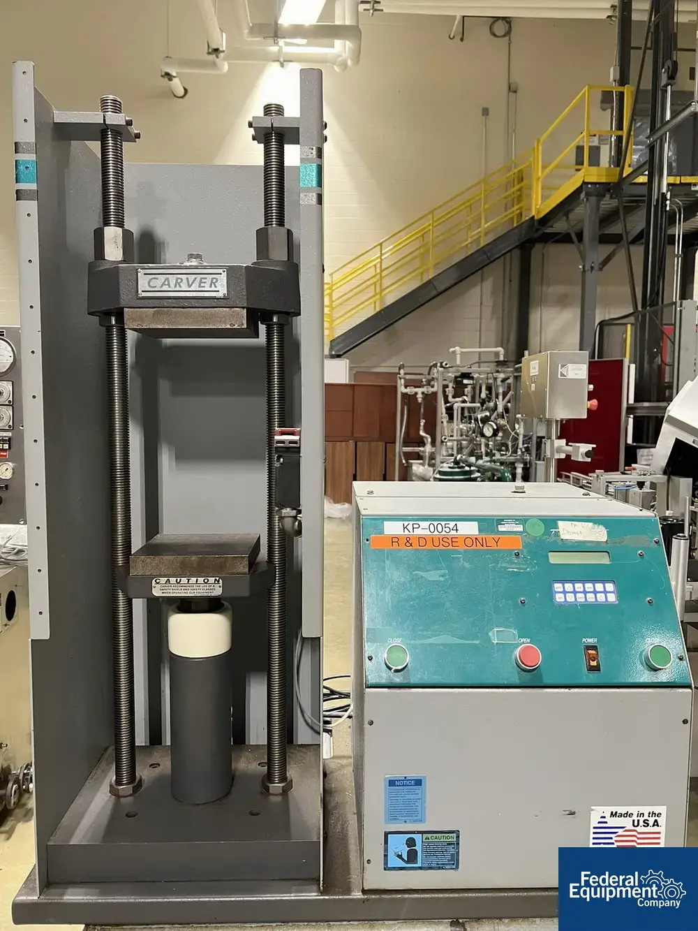USED Carver 15 Ton Carver Platen Press, Model 3888.1DI0A00