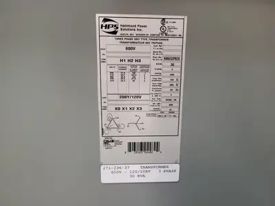 USED HAMMON POWER SOLUTIONS INC. NMK030PBCN