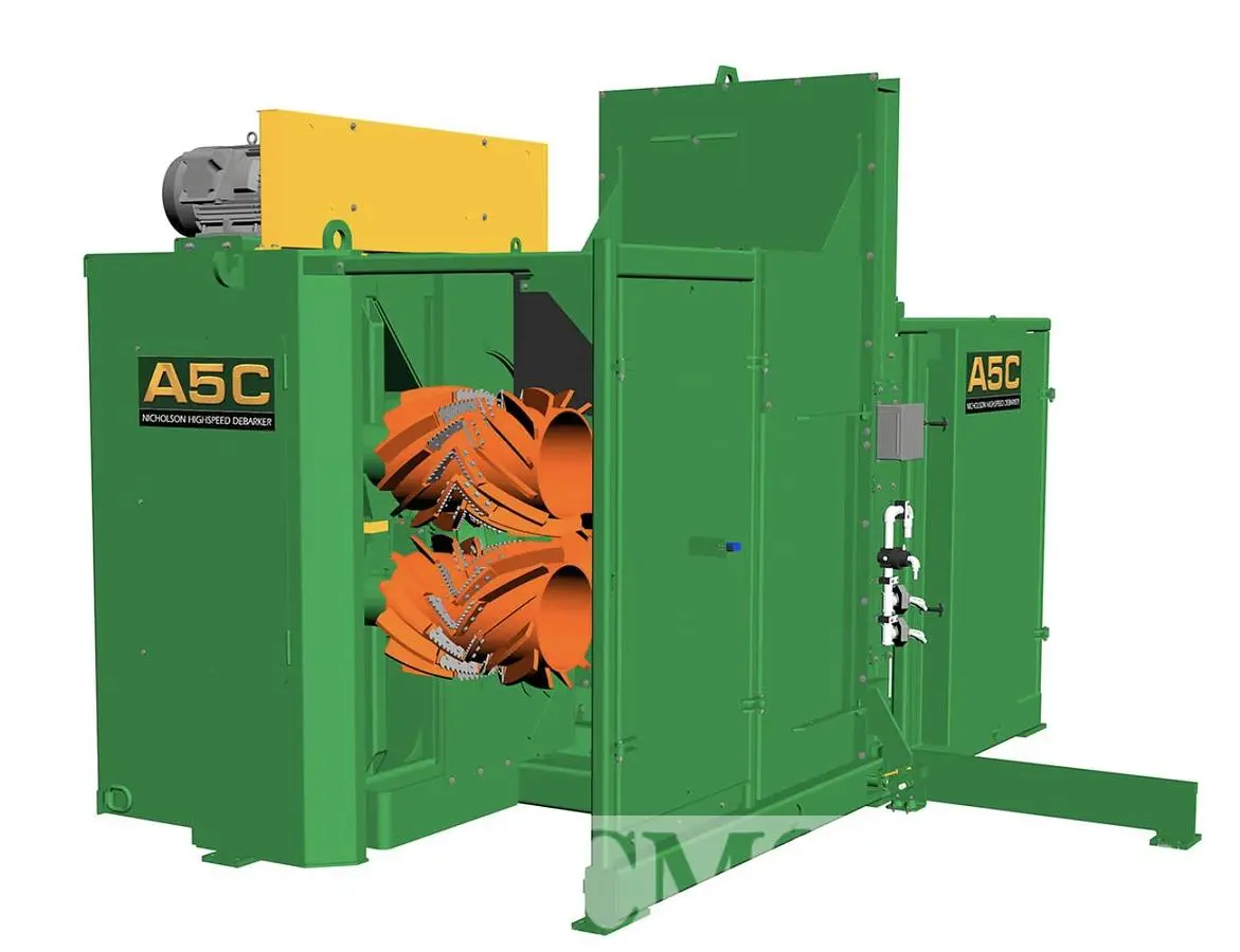 Used NICHOLSON A5 27" RING DEBARKER Debarkers British Columbia CA | CAROLINA MACHINERY SALES #1498448