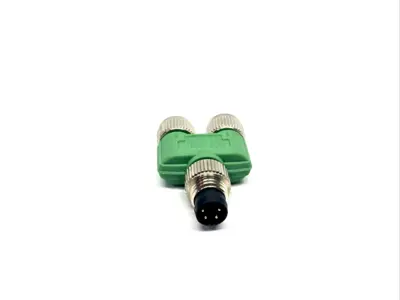 SAC-4P-M 8Y/2XM 8FS VP,SAC-4P-M 8Y/2XM 8FS,1572443 | Phoenix Contact SAC-4P-M 8Y/2XM 8FS VP Y-Distributor Connector M8 4-Pin 1572443 - New Other