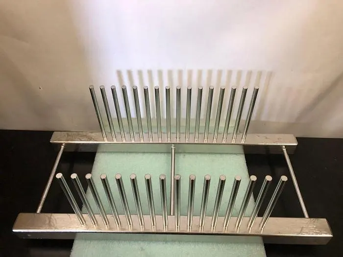 STAINLESS STEEL SUBSTRATE RACK HOLDS CLASS 10