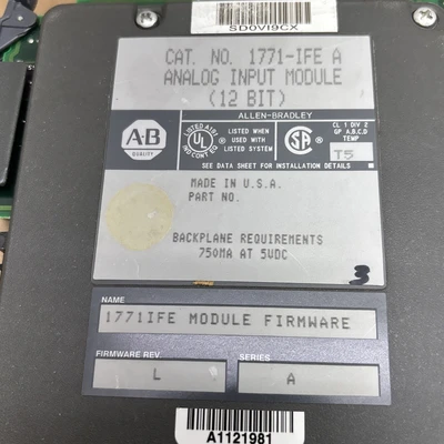 Used Allen-Bradley 1771IFE/A PLC Input & Output Indiana US | J&J Industrial Supply #1306343