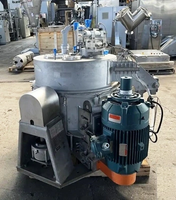 Western States 30 x 18 perforate basket centrifuge, 316L SS.