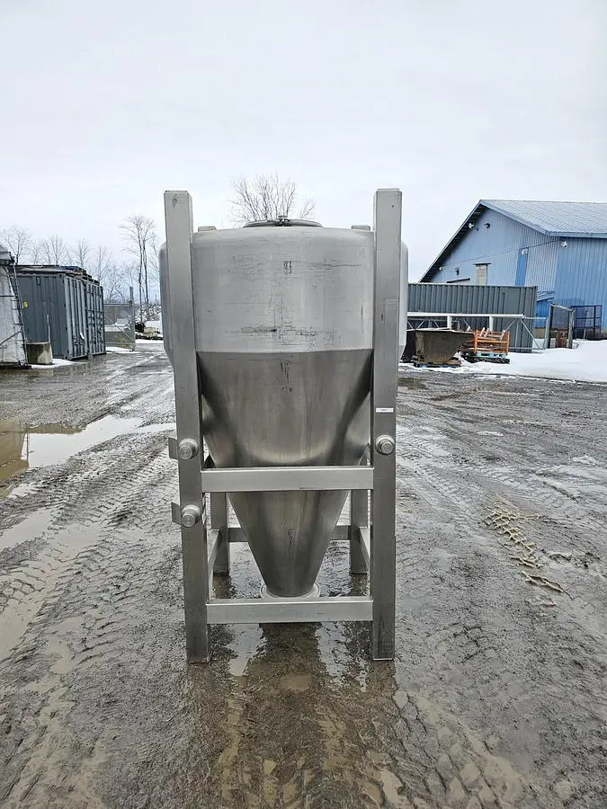 Used 310 Gallon Tank (Tote), Stainless Steel