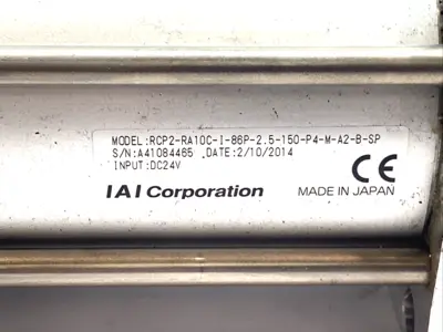 Used IAI Robo Cylinder Electric Actuator 150mm Linear Actuators Michigan US | Maverick Industrial Sales #1389728