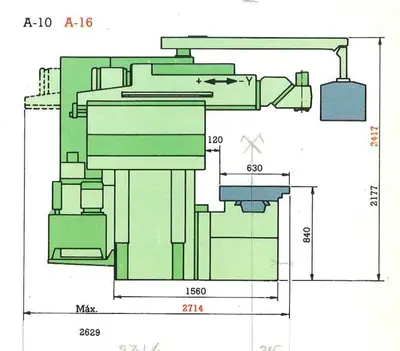USED CORREA A16 X: 1800 - Y: 800 - Z: 800 MM
