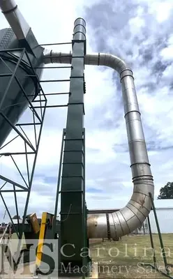 USED HEIL 12X40 TRIPLE PASS DRUM DRYER WITH GAS BURNER