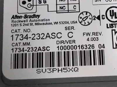 Allen Bradley 1734-232ASC/C Digital Output Module Loc4D47