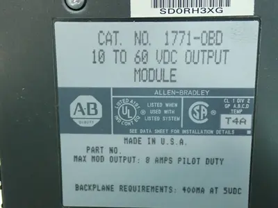 USED ALLEN BRADLEY 1771OBD