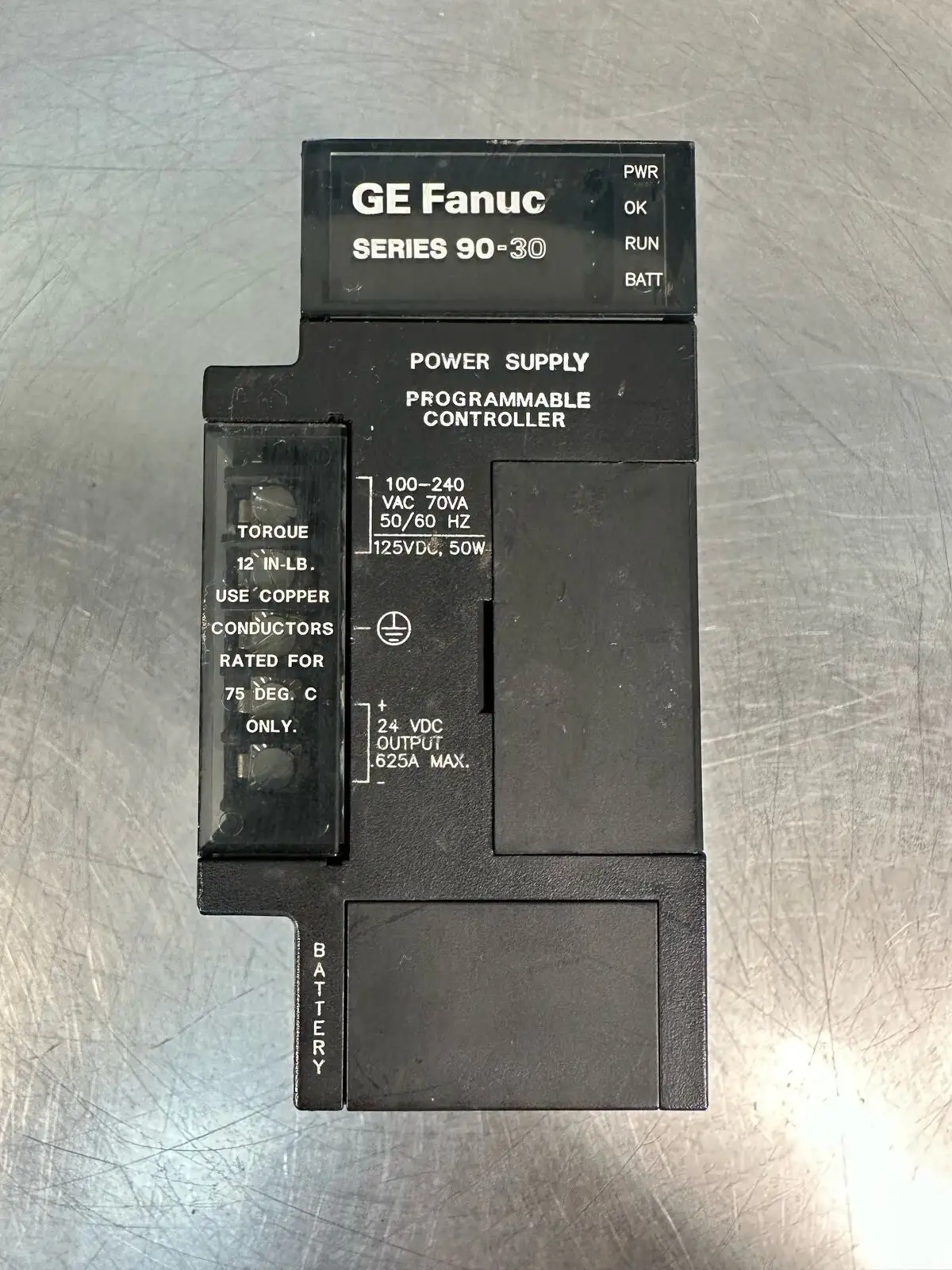 GE Fanuc Series 90-30 IC693PWR321M 120-240VAC 125VDC 30W (5.4.2)