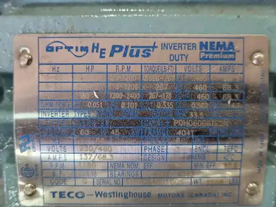 NEW TECO-WESTINGHOUSE PDH06006TE2N