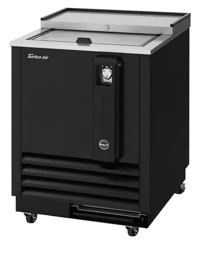Turbo Air TBC-24SB-N6 24" Forced Air Bottle Cooler - Holds (120) 12 oz Bottles, Stainless Interior, 115v