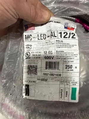 Encore Wire MC-LED-AL 12/2 Cable