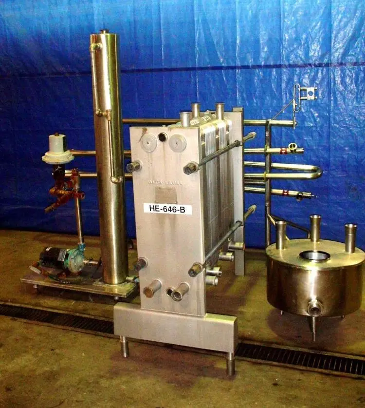 Alfa-Laval P13-RCF HTST pasteurization system, SS.