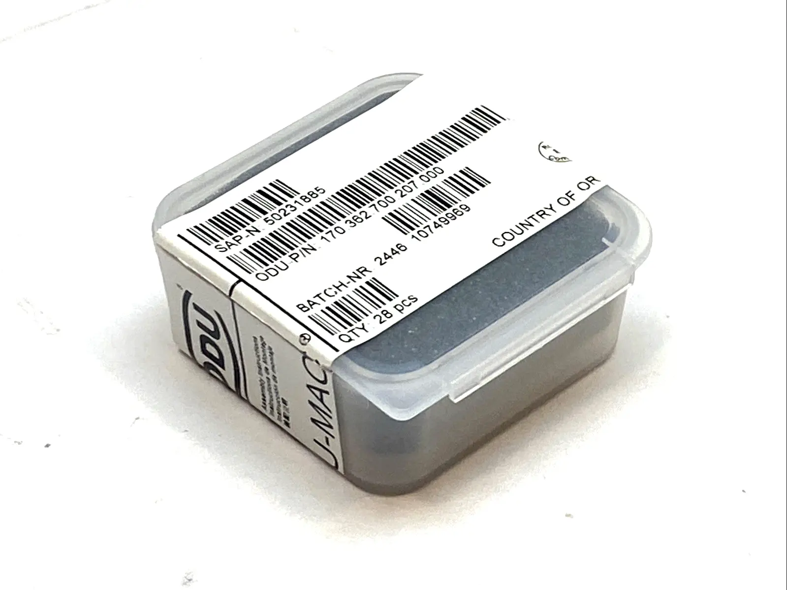 NEW ODU SPRINGTAC SOCKET 1.02 MM AWG 20–22 CRIMP PKG OF 28