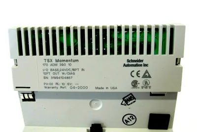 NEW SCHNEIDER AUTOMATION 170-ADM-390-10 I/O MODULE 170ADM39010