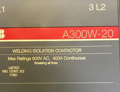 Used ABB A300W-20 Miscellaneous Equipment (Electrical & Power) | Surplus Asset Holdings #1188905