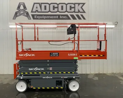 New | in-Stock 2026 SKYJACK SJ3226 E ELECTRIC SCISSOR LIFT Scissor Lifters Alberta CA | Adcock Equipment #1417634