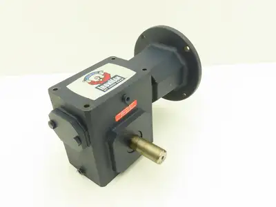 Leeson IronMan BM821-25-L-56 Worm Gearbox 25:1 Reducer 1Hp 70rpm 56C LH