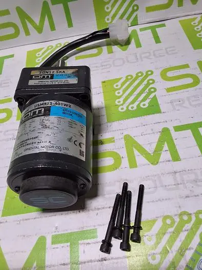 ORIENTAL MOTOR CO. USM315-401W2 SPEED CONTROL MOTOR WITH 3GN12.5KA GEAR HEAD