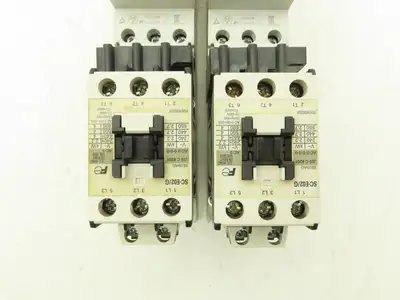 Fuji Elec BM3RSB-010 Manual Starter 6.3-10A Adj Overload w Contactor Lot of 2