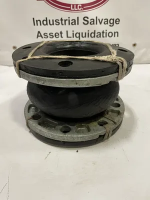 Viton 4” Expansion Joint 9” dia  x 6.5” h