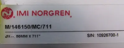 NEW NORGREN M/146150/MC/711 LINEAR ACTUATOR M146150MC711