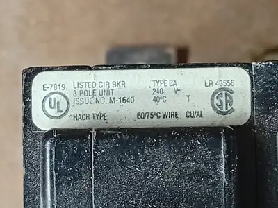 Used CUTLER-HAMMER BAB3100H Switchgears British Columbia CA | Lenmark #1438385