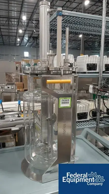 USED Sartorius Stedim Sartorius Benchtop Glass Reactor Vessel