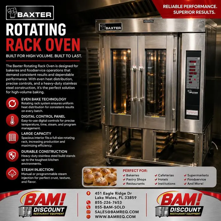 Used BAXTER _UNKNOWN_ Ovens Florida US | BAM Discount Restaurant Equipment #1393613
