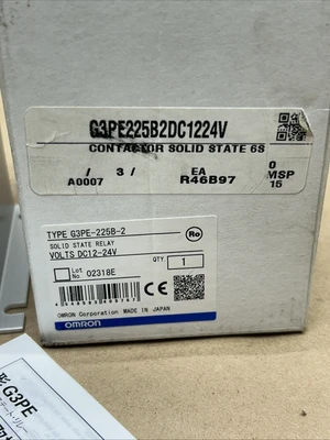 NIB OMRON G3PE-225B-2 SOLID STATE CONTACTOR FAST SHIPPING! + WARRANTY