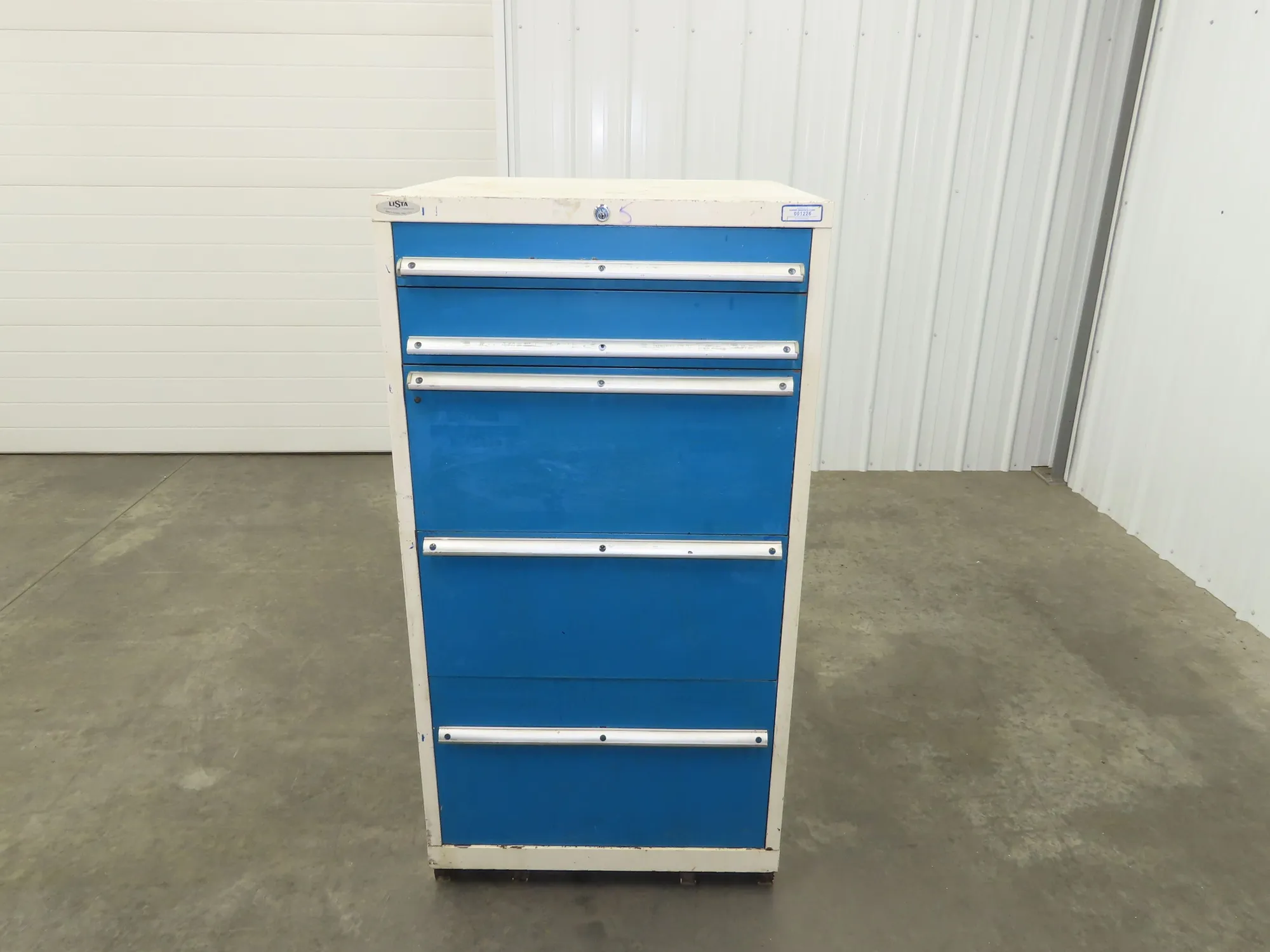 Lista 5 Drawer Industrial Tooling Cabinet 30x29x60" Lyon Stanley Vidmar Box