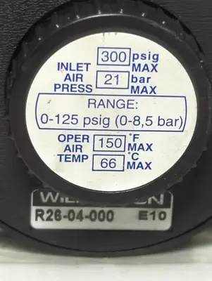Used WILKERSON R26-04-000 Air Pressure Regulators Ohio US | Surplus Asset Holdings #1365823