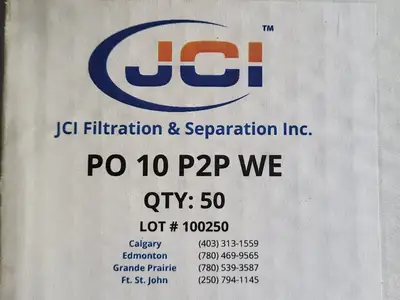 USED JCI FILTRATION AND SEPARATION INC PO 10 P2P WE