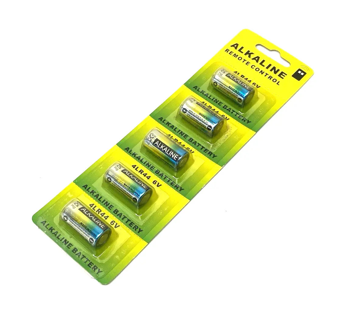 4LR44 | Alkaline Remote Control  6-Volt Alkaline Battery SLEEVE OF 5 - New
