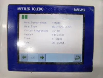 USED 2014 METTLER-TOLEDO RECTANGULAR/BELTWEIGH CCXE