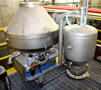 Flottweg AC 2000-430 vegetable oil purifier, 316SS.