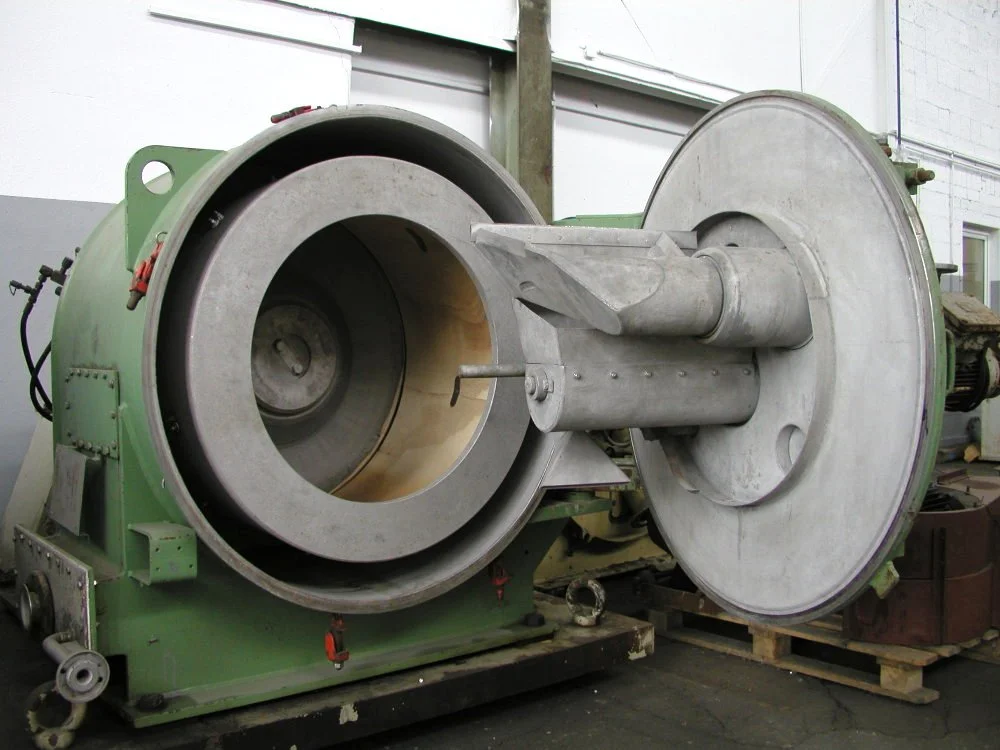 Krauss-Maffei HZ 100/2.0 Si peeler centrifuge, 316SS.