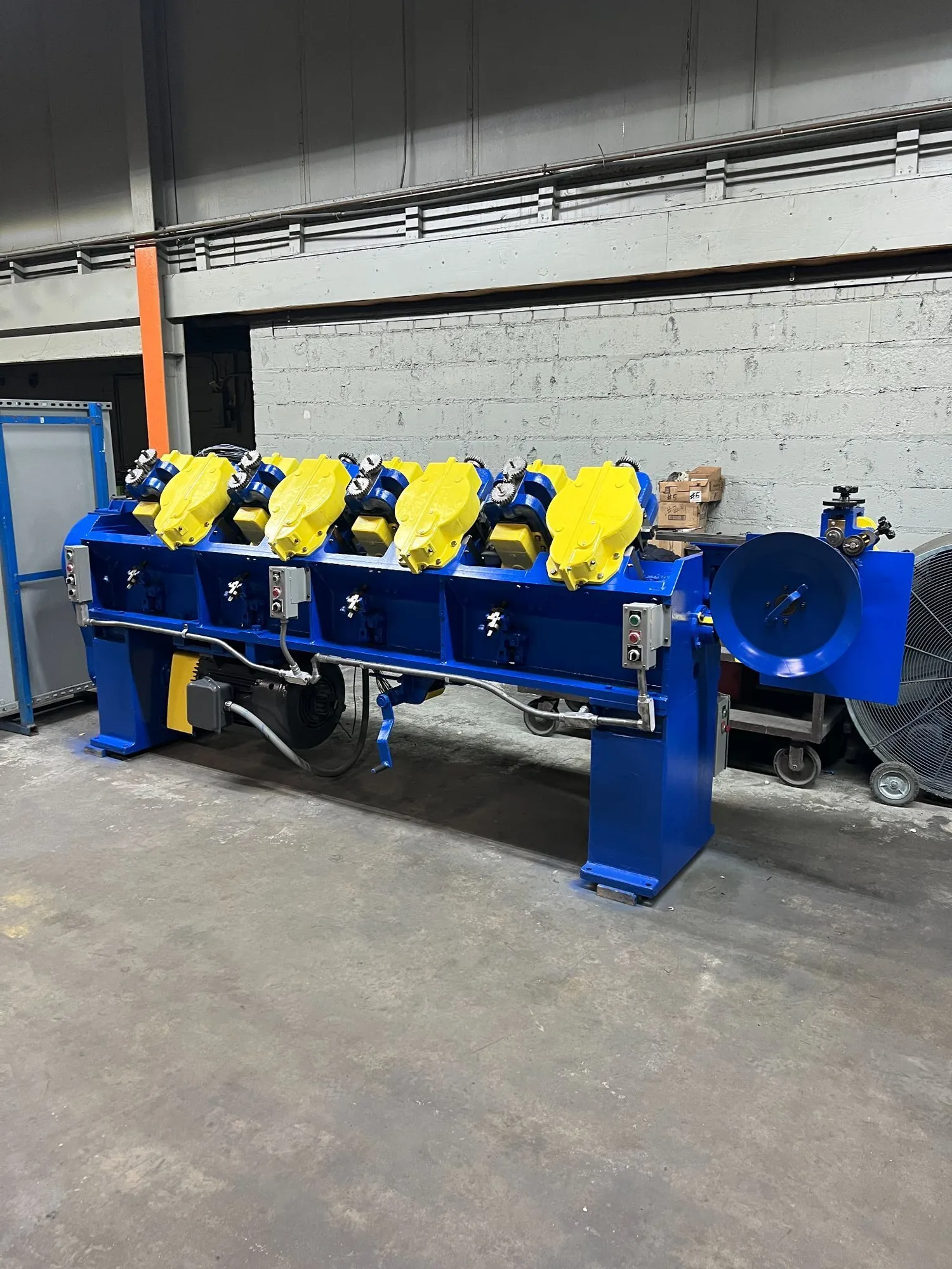 USED WATERBURY FARREL 8-STAND TANDEM ROD ROLLING MILL