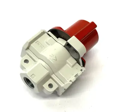 Used SMC Single Action Relief Lockout Valve, Hand Operated, 1/4" NPT Pump & Valve Parts Michigan US | Maverick Industrial Sales #1397581