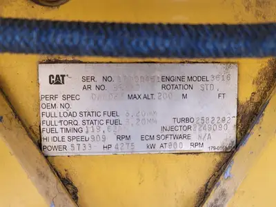 USED 2006 CATERPILLAR C280-3616