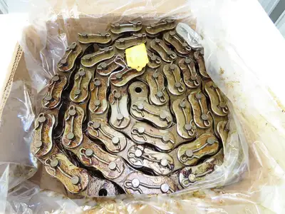 Allied Locke 140H-XDO-3CP 3 Strand Roller Chain 1-3/4" Pitch 1" Rollers 10 Feet