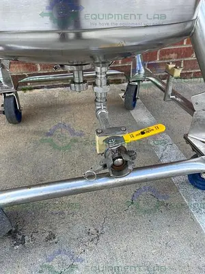 USED DCI 200 LITER STAINLESS STEEL JACKETED  REACTOR MIXING TANK