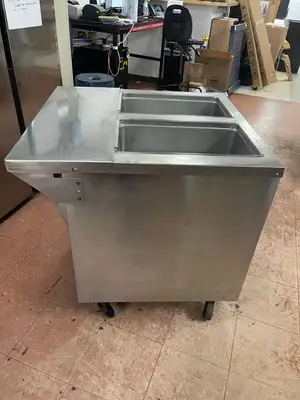 Used Randell Used 33" Randell 3612M Stainless Steel 2 Open Well Steam Table 208/240V - 2 Steam Tables (Food) Illinois US | Falcon Restaurant Supply #1375630