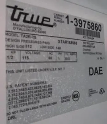 USED TRUE TA2R-25